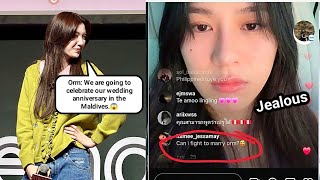 (LingOrm) Ling was jealous when fans said they were going to marry Orm. 😁🤭