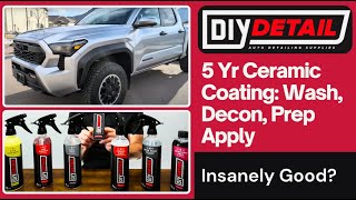 Full Detail Process: 2024 Tacoma TRD OffRoad Gets DIY Detail  5 Year Graphene Treatment