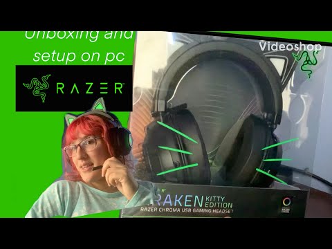 Razer Kraken Kitty Edition| Black and Green, Unboxing and Set Up!