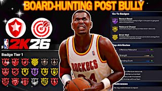 I CREATE MY 1ST BUILD IN NBA 2K26 - BOARD HUNTING POST SCORER 