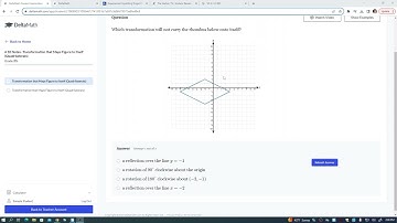 6.10- Transformation that Maps Figure to Itself (Quadrilaterals)