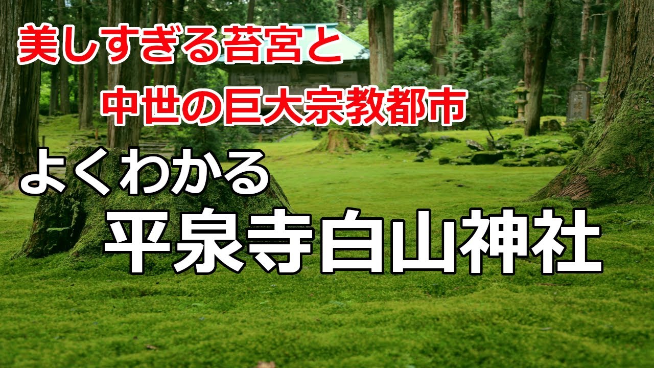 [平泉寺白山神社参拝ガイド] 美しい苔宮と中世の巨大宗教都市だった平泉寺白山神社を解説。よくわかる平泉寺白山神社
