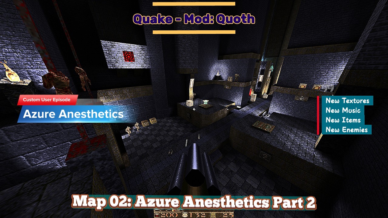Quake - [Mod: Quoth] - Azure Anesthetics - Map: #02 - Azure Anesthetics ...