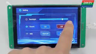 DWIN TFT LCD Display, 7 inch UART Module