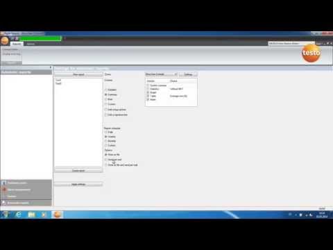 testo Saveris: Creating automatic report (4/15) | Be sure. Testo
