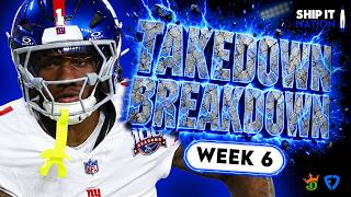 NFL DFS Week 6 Takedown Breakdown | Winning DraftKings Lineups & Strategy Review