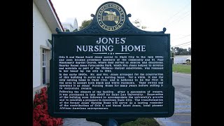 Stop 72 The Jones Nursing Home of historical self-guided tour of Dade City