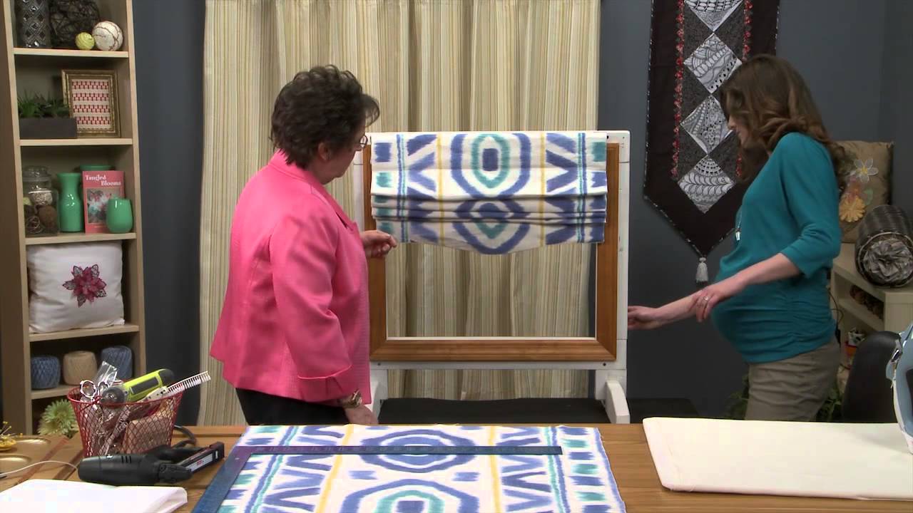 Learn to Make Easy Roman Shades - YouTube