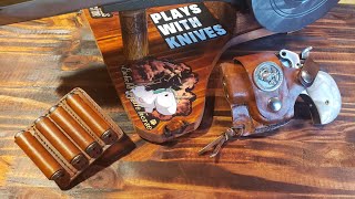 Stitching up projects with my $100 Leather Sewing Machine