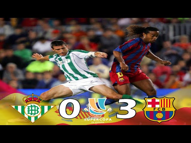 Spanish Supercopa: Real Betis 2-2 (2-4) Barcelona: Goals and highlights -  Supercopa de Espana 22/23