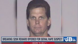 $25,000 reward offered for serial rape suspect who "terrorized" Florida in 80's, 90's
