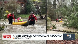 River levels approach record