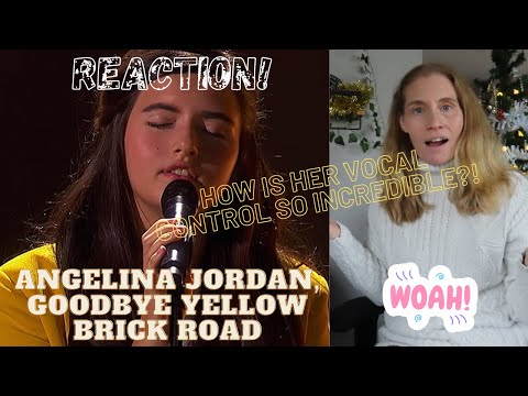 REACTION! Angelina Jordan, Goodbye Yellow Brick Road #AngelinaJordan #EltonJohnCovers #AGTChampions