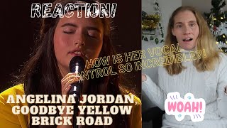 REACTION! Angelina Jordan, Goodbye Yellow Brick Road #AngelinaJordan #EltonJohnCovers #AGTChampions