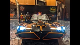 Diecast 1966 Batmobile 1/18 scale from Jada toys Unboxing