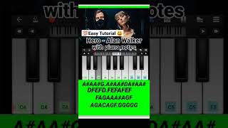 Download Lagu Alan Walker \u0026 Sasha Alex Sloan - Hero / Piano Tutorial #alanwalker #hero #piano #pianotutorial MP3