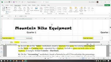 MOS EXCEL ĐỀ 1 - PROJECT 6 - GIẢI ĐỀ MOS EXCEL 2019 TIẾNG ANH BAO ĐẬU 1000 ĐIỂM | MS.MINH HÀ