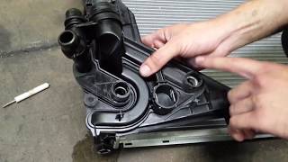 Installing Radiator from Automatic to Manual BMW E46 330 328 325 323 Installing Radiator from Automatic to Manual BMW E46 330 328 325 323