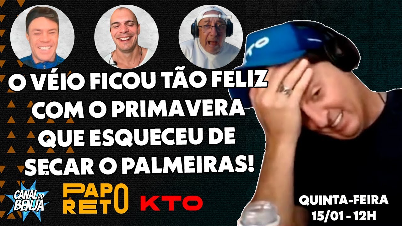 Papo Reto com Benja, Gladiador, Mano e Véio - ep. 522 - 15/01/2026