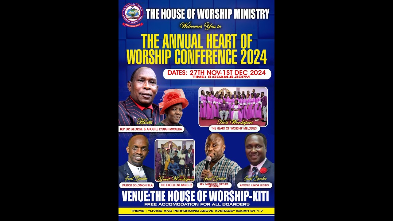28/11/2024 || THE ANNUAL HEART OF WORSHIP CONFERENCE 2024 - DAY 2 ...