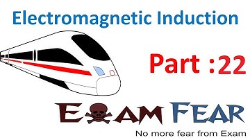 Physics Electromagnetic Induction part 22 (Examples, Numericals) CBSE class 12