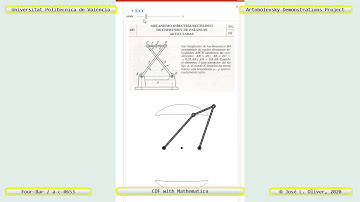 653 – CHEBISHEV FOUR-BAR APPROXIMATE STRAIGHT-LINE MECHANISM – CDF - Mathematica