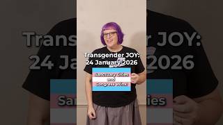 Transgender JOY: Sanctuary Cities and Congress Wins!