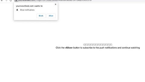 Yourwowfeed.com push notifications (removal guide).