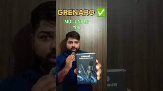 🙌best wireless mic under 1000?| Grenaro wireless mic ✅🔋#grenaro #grenaromic #shorts