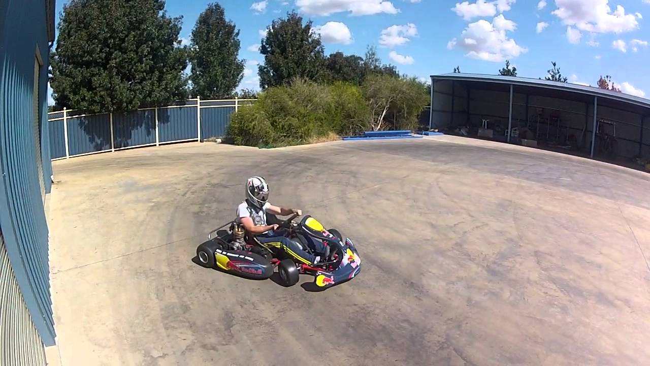 Insane Backyard Go Kart Drifts 2 YouTube