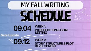 Fall Writing Course: Week 1