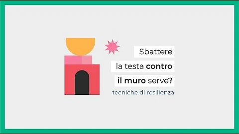 Cosa vuol dire sbattere la testa contro il muro?