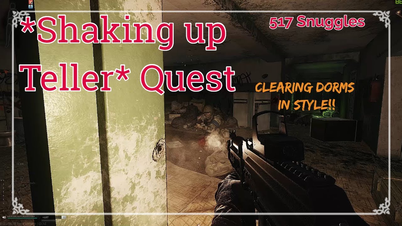 EFT Shaking Up Teller Quest WENT VERY WRONG *Escape from
