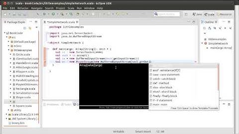 Networking TCP Sockets using Scala