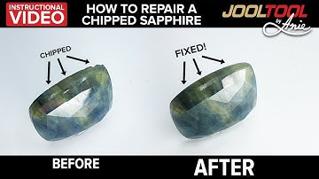 How to Repair a Chipped Sapphire on the JOOLTOOL - Quick & Easy