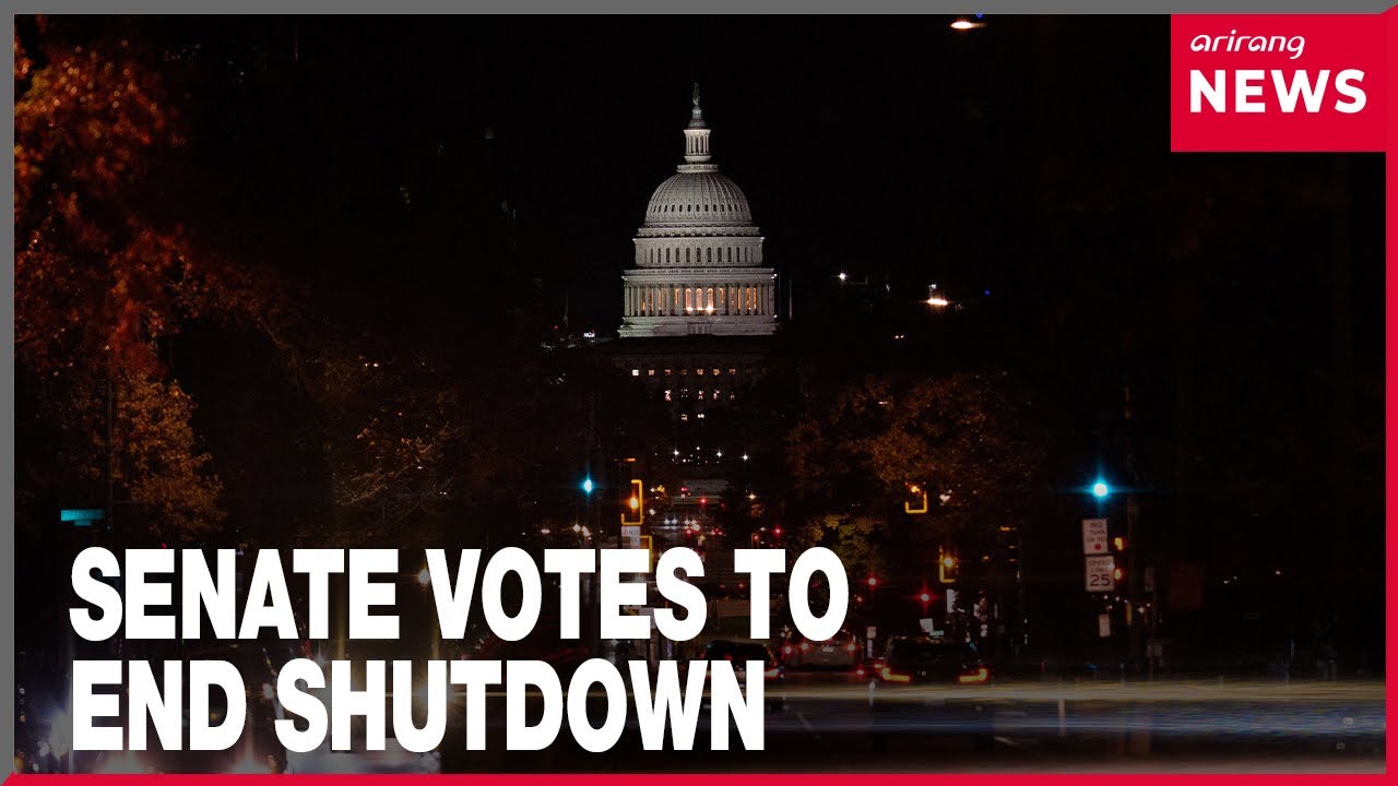 Senate votes to end government shutdown, passes bill to the House - YouTube