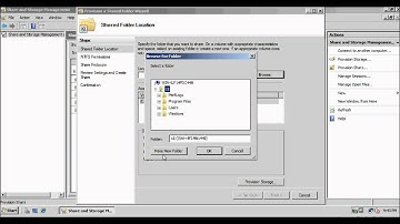 Create A Shared Folder In Windows Server 2008