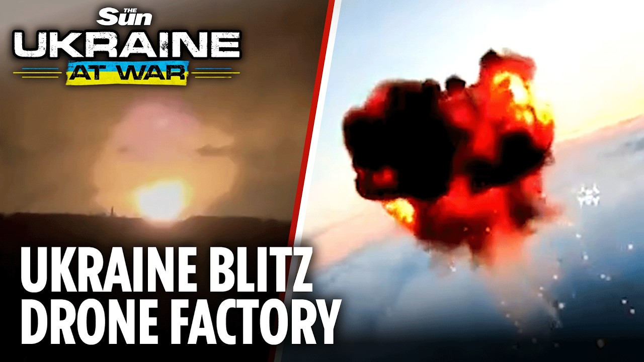 Ukraine troops blitz Putin's drone and aircraft factories in strikes on Russian war manufacturers