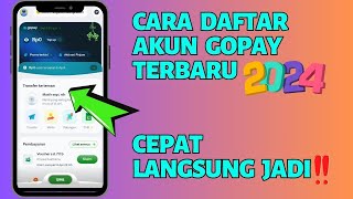 Cara Daftar Akun GOPAY Terbaru 2024 | Cara Membuat Akun GOPAY