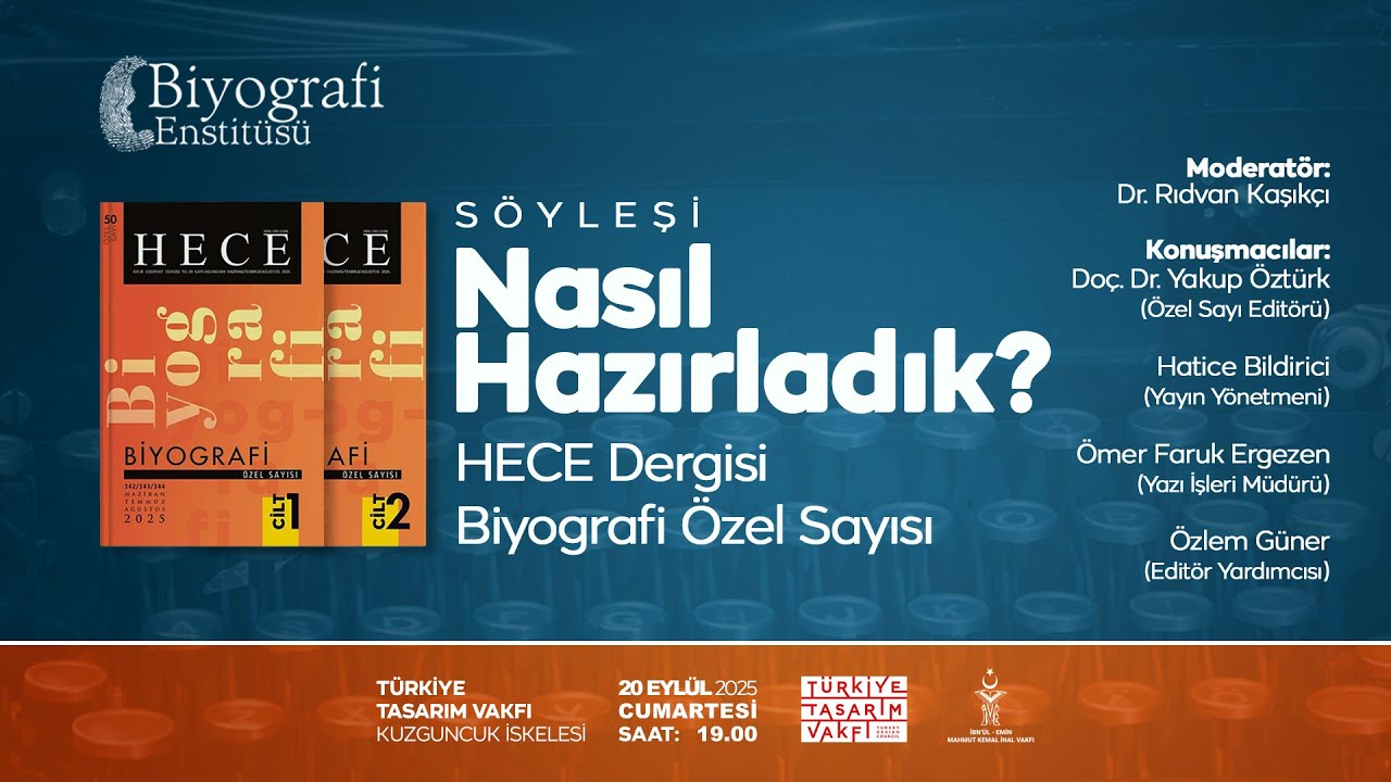 Nasıl Hazırladık? - Hece Dergisi Biyografi Özel Sayısı