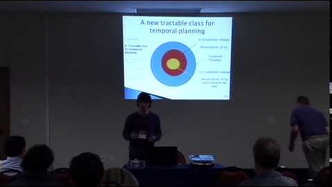 ICAPS 2012: Session Ia on "Temporal Planning & Scheduling"
