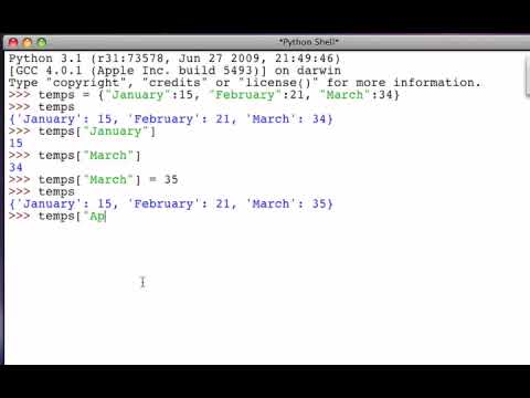 Dictionaries (Part 2) Indexing by Key