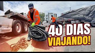 40 DIAS FORA 😱 A VIDA DE CAMINHONEIRO NOS EUA NÃO É FÁCIL 😧
