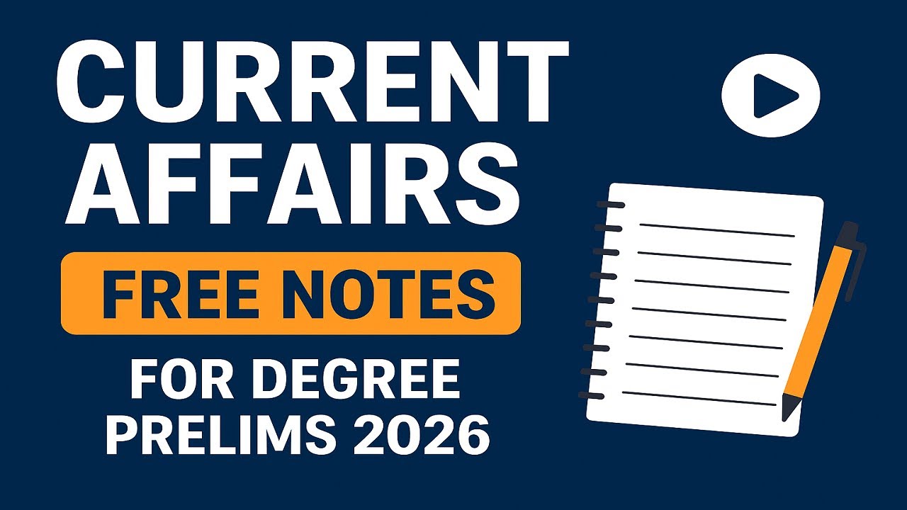 Kerala PSC Current Affairs Free Notes for Degree Level Prelims 2026 ...