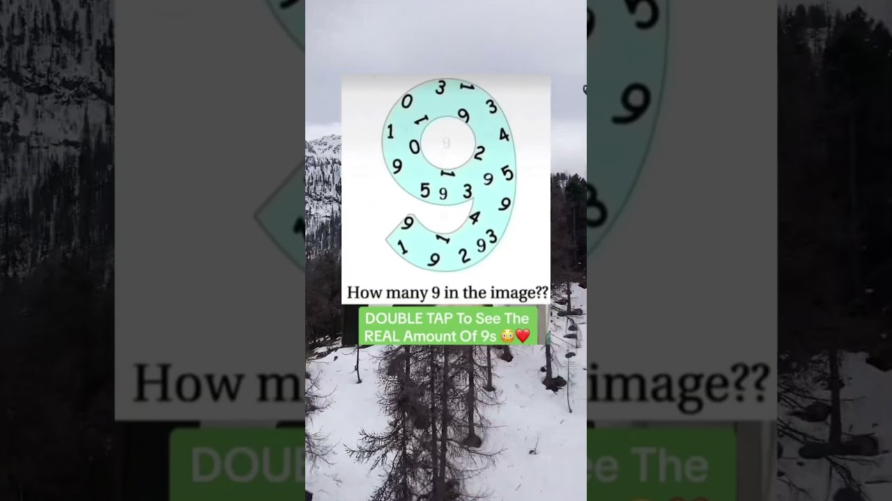 How Many 9 S Do You See 