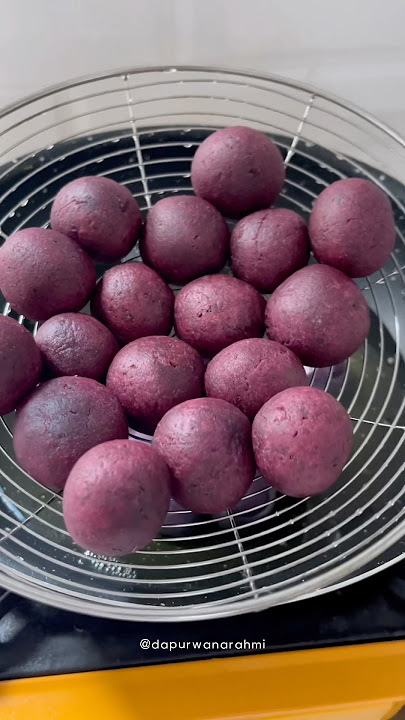 bola-bola ubi ungu #bolaubi #olahanubiungu #olahanubi