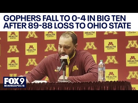 Gophers lose in double OT heartbreaker to Ohio State, fall to 0-4 in Big Ten