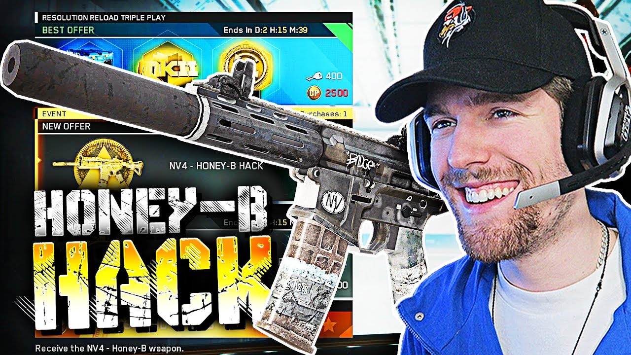 FREE EPIC "HONEY-B" WEAPON HACK! (Infinite Warfare Honey Badger Gameplay)