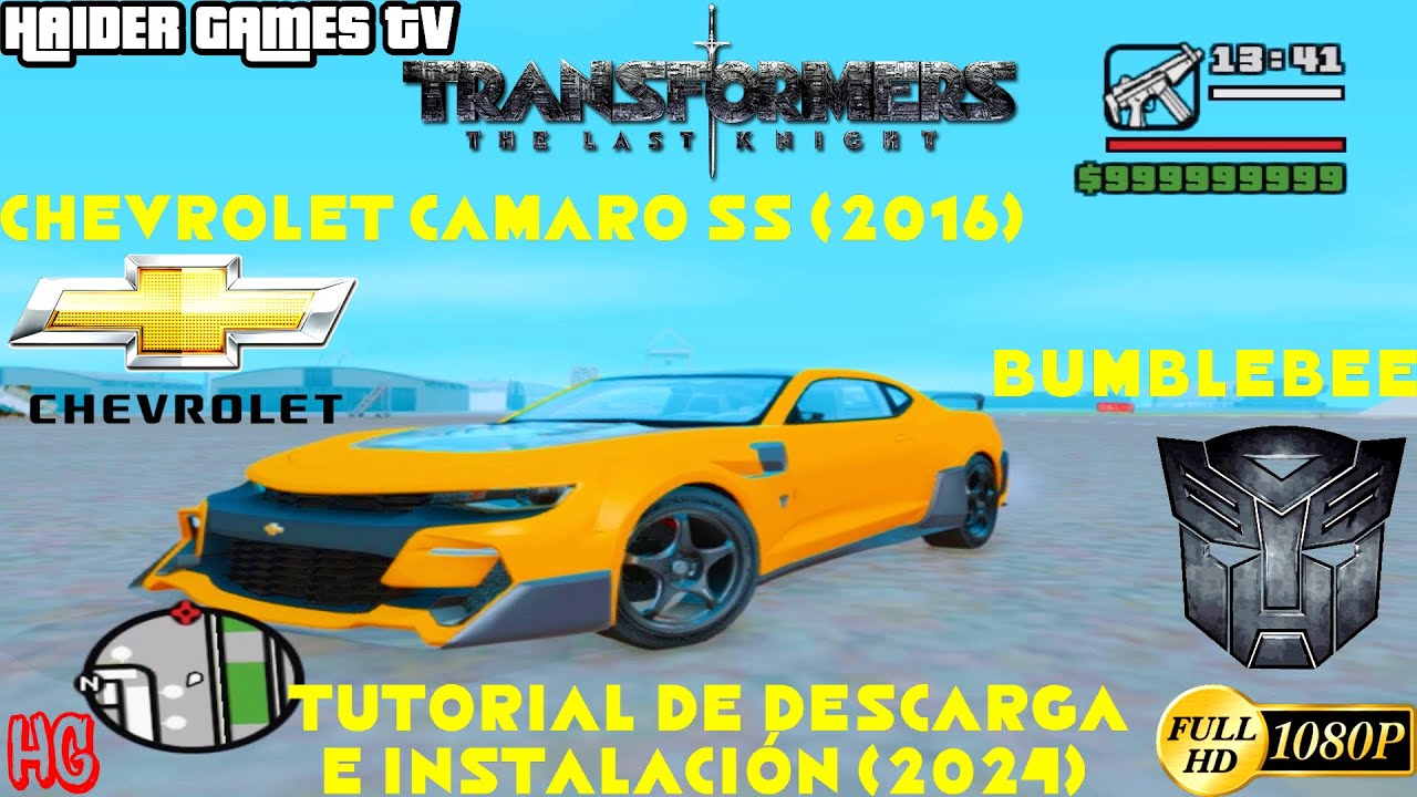 Chevrolet Camaro SS (2016) (Bumblebee) De Transformers 5 TLK Para GTA ...