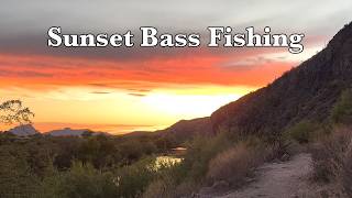 Bass Fishing the Salt River at Sunset | Arizona Fishing